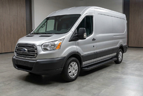 Ford Transit 2014- Praguri Laterale Allmond Black (2 buc, Aluminiu) foto 1