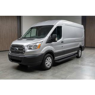Praguri Laterale Allmond Black (2 buc, Aluminiu) Ford Transit 2014- foto 1