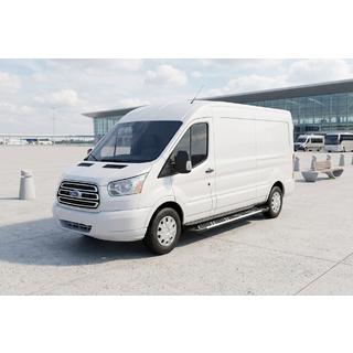 Praguri Laterale Sunrise (2 buc, Aluminiu) Ford Transit 2014- foto 1