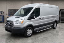 Ford Transit 2014- Praguri Laterale RedLine V1 (2 buc, Aluminiu) foto 1