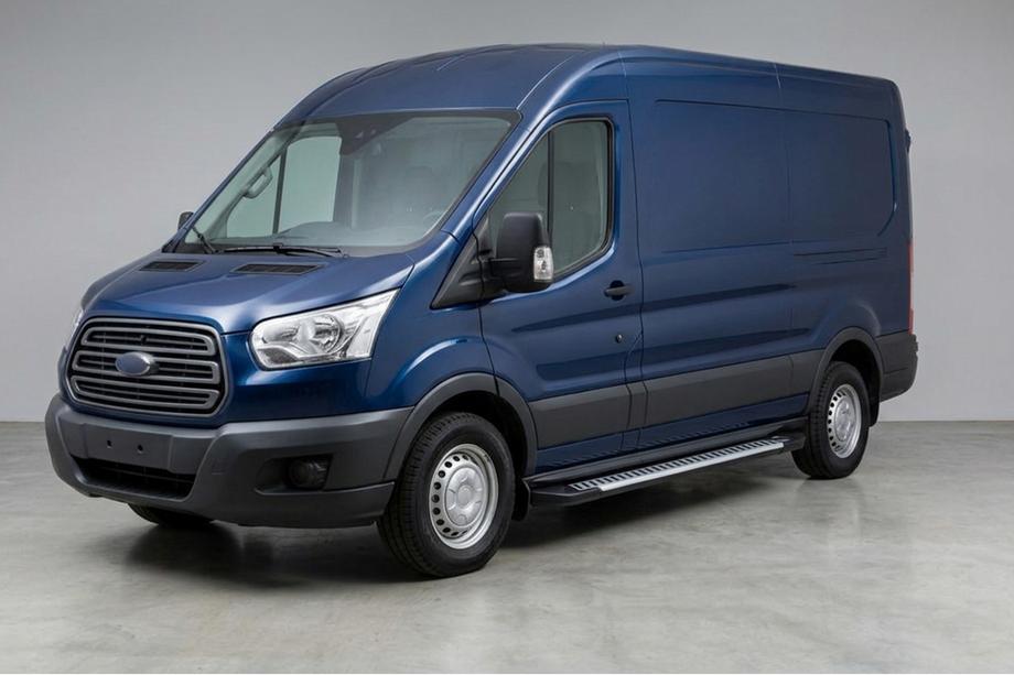Ford Transit 2014- Praguri Laterale Line (2 buc, Aluminiu) Image