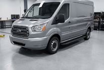 Ford Transit 2014- Praguri Laterale Bosphorus Black (2 buc, Aluminiu) foto 1