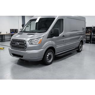 Praguri Laterale Bosphorus Black (2 buc, Aluminiu) Ford Transit 2014- foto 1