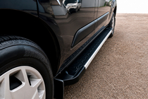 Ford Custom 2013-2022 Praguri Laterale RedLine V1 (2 buc, Aluminiu) foto 1