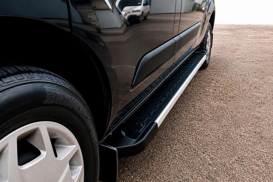 Ford Custom 2013-2022 Praguri Laterale RedLine V1 (2 buc, Aluminiu) Image