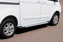 Ford Custom 2013-2022 Praguri Laterale Line (2 buc, Aluminiu) foto 1