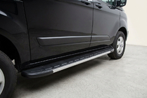 Ford Custom 2013-2022 Praguri Laterale Duru (2 buc, Aluminiu) foto 1