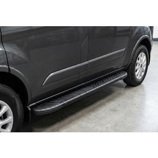 Praguri Laterale Bosphorus Black (2 buc, Aluminiu) Ford Custom 2013-2022 foto 1