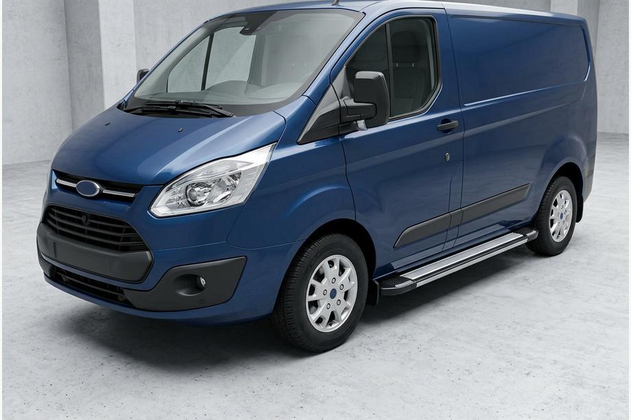 Ford Custom 2013-2022 Praguri Laterale Rainbow (2 buc, Aluminiu) Image
