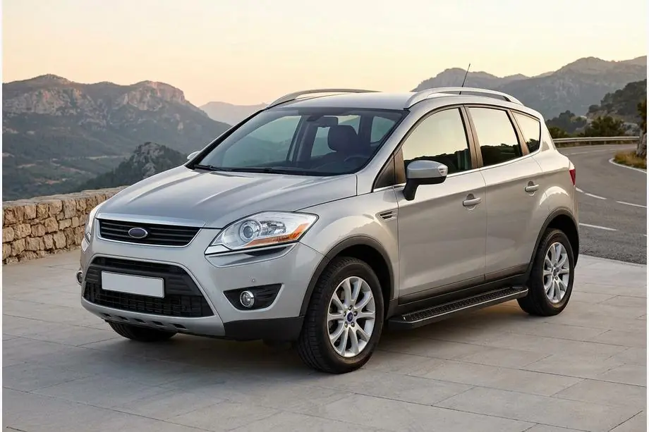 Ford Kuga 2008-2013 Praguri Laterale Allmond Black (2 buc, Aluminiu) Image
