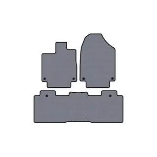 Covorase Cauciuc Carsuit (2 Randuri, Gri)