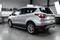 Ford Kuga/Escape 2013-2019 Praguri Laterale Maydos V1 (2 buc, Aluminiu si Otel Inoxidabil) foto 1