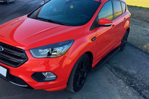 Ford Kuga/Escape 2013-2019 Praguri Laterale Bosphorus Black (2 buc, Aluminiu) foto 1
