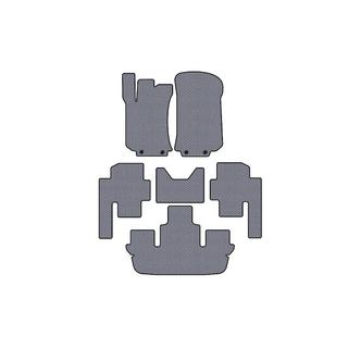Covorase cauciuc Carsuit (3 randuri, gri) Mercedes R-class W251 2005-2017 foto 1