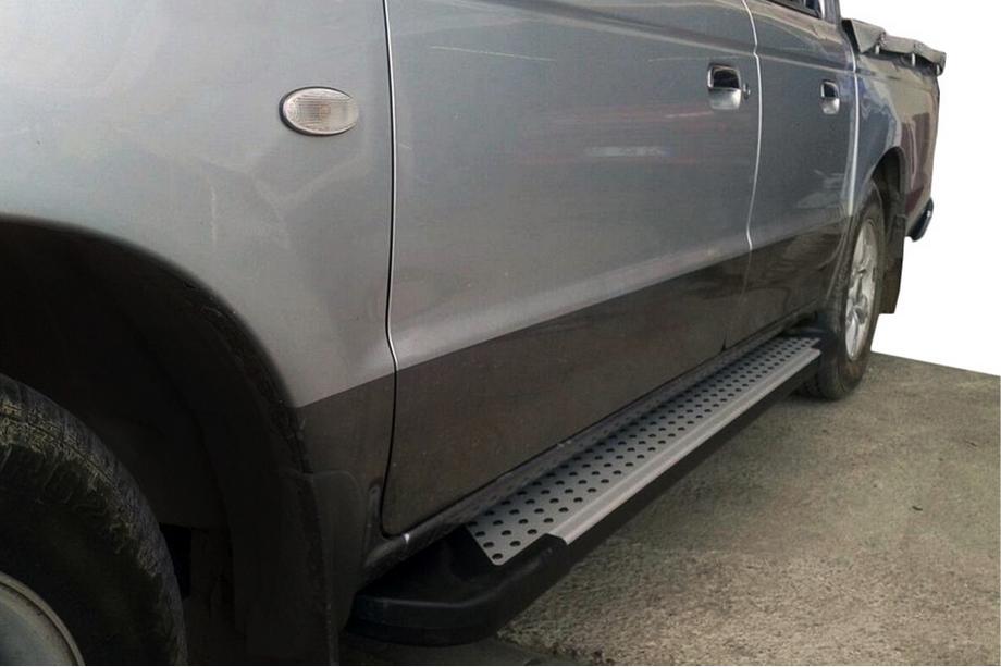 Ford Ranger 2007-2011 Praguri Laterale Allmond Grey (2 buc, Aluminiu) Image
