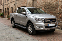 Ford Ranger 2011–2022 Praguri Laterale Allmond Black (2 buc, Aluminiu) foto 1