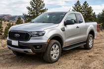 Ford Ranger 2011–2022 Praguri Laterale Bosphorus Black (2 buc, Aluminiu) foto 1