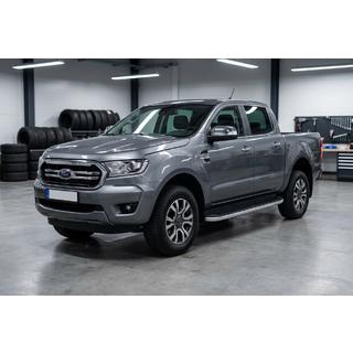 Praguri Laterale Tayga Grey (2 buc, Aluminiu) Ford Ranger 2011–2022 foto 1