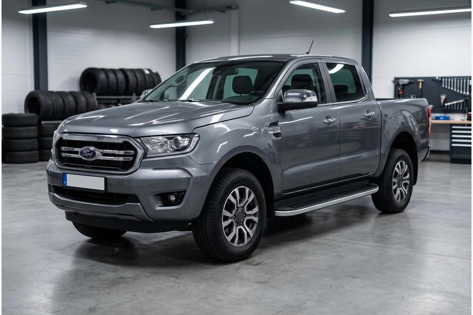 Ford Ranger 2011–2022 Praguri Laterale Tayga Grey (2 buc, Aluminiu) Image