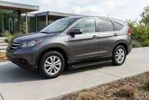 Honda CRV 2012-2016 Praguri Laterale Allmond Black (2 buc, Aluminiu) foto 1