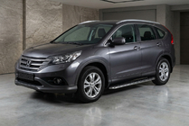 Honda CRV 2012-2016 Praguri Laterale Maydos V1 (2 buc, Aluminiu si Otel Inoxidabil) foto 1