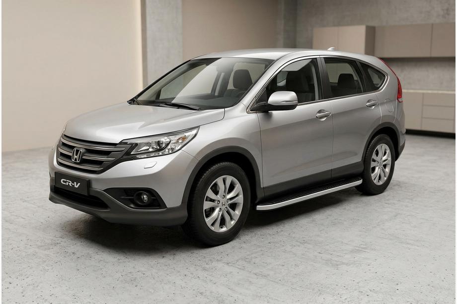 Honda CRV 2012-2016 Praguri Laterale Tayga Grey (2 buc, Aluminiu) Image