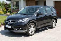 Honda CRV 2012-2016 Praguri Laterale RedLine Black (2 buc, Aluminiu) foto 1