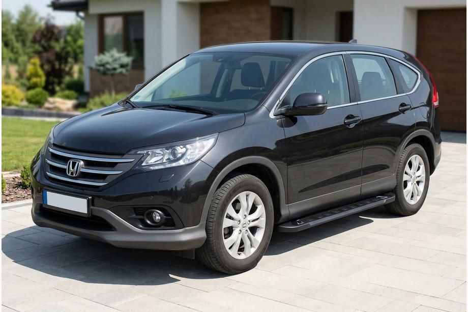 Honda CRV 2012-2016 Praguri Laterale RedLine Black (2 buc, Aluminiu) Image