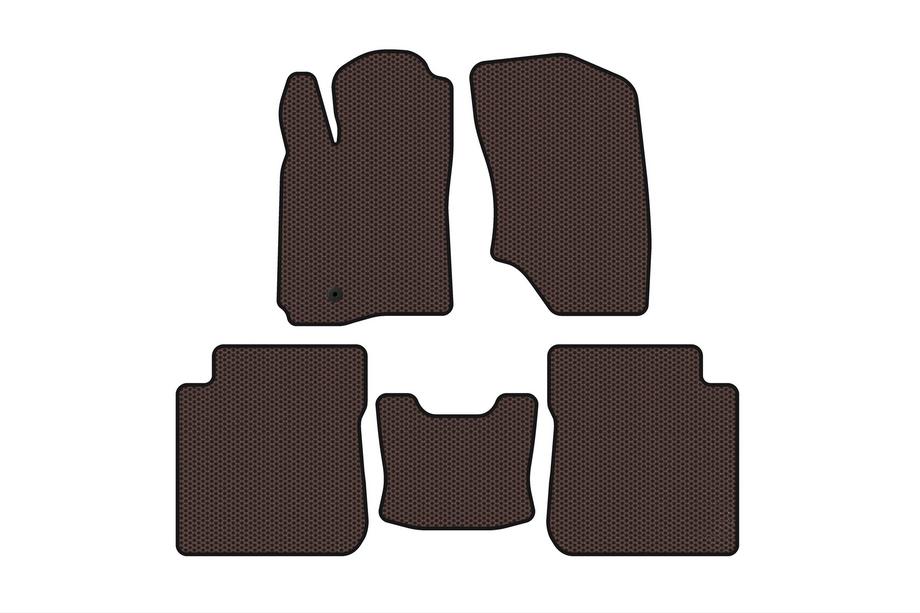 Mitsubishi Outlander 2001-2006 Covorase din Cauciuc Carsuit (Maro) Foto 1