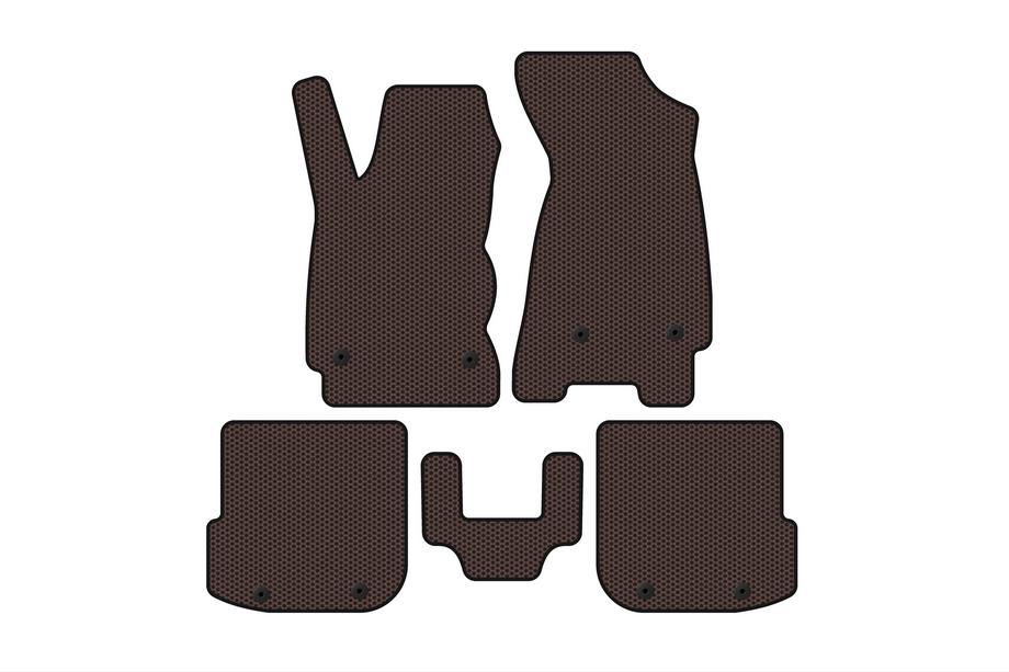 Audi A4 B5 1994–2001 Covorase auto din cauciuc Carsuit (Sedan, maro) Foto 1