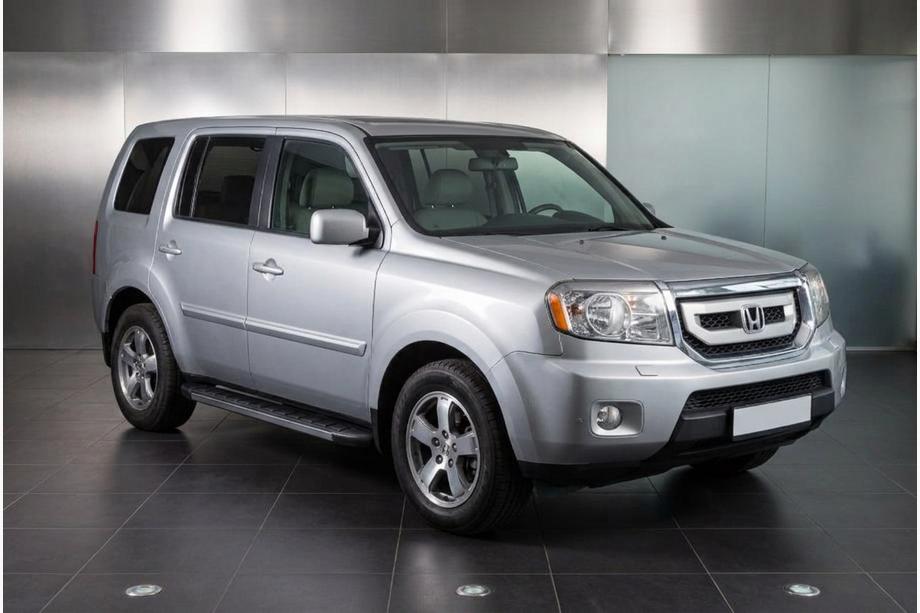 Honda Pilot 2008-2015 Praguri Laterale Duru (2 buc, Aluminiu) Image