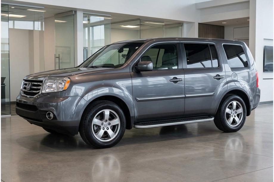 Honda Pilot 2008-2015 Praguri Laterale Tayga Grey (2 buc, Aluminiu) Image