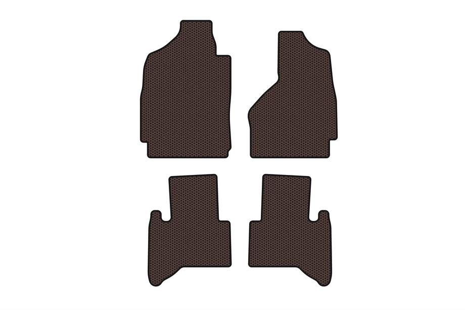 Dodge RAM (DR/DH/D1/DC/DM) 2002–2009 Covorase cauciuc Carsuit (2002-2009, maro) Foto 1