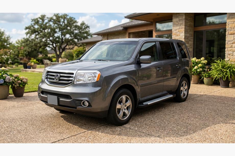 Honda Pilot 2008-2015 Praguri Laterale Allmond Grey (2 buc, Aluminiu) Image