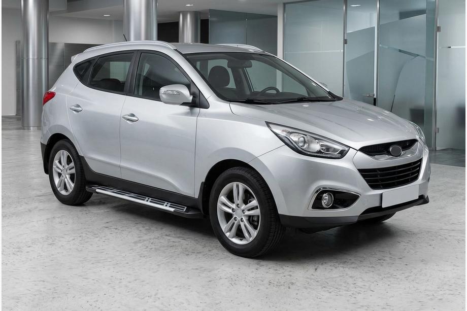 Hyundai IX-35 2010-2015 Praguri Laterale Sunrise (2 buc, Aluminiu) Image
