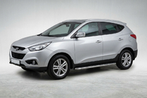 Hyundai IX-35 2010-2015 Praguri Laterale Maydos V1 (2 buc, Aluminiu si Otel Inoxidabil) foto 1