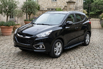 Hyundai IX-35 2010-2015 Praguri Laterale RedLine Black (2 buc, Aluminiu) foto 1