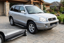 Hyundai Santa Fe 1 2000-2006 Praguri Laterale RedLine V1 (2 buc, Aluminiu) foto 1