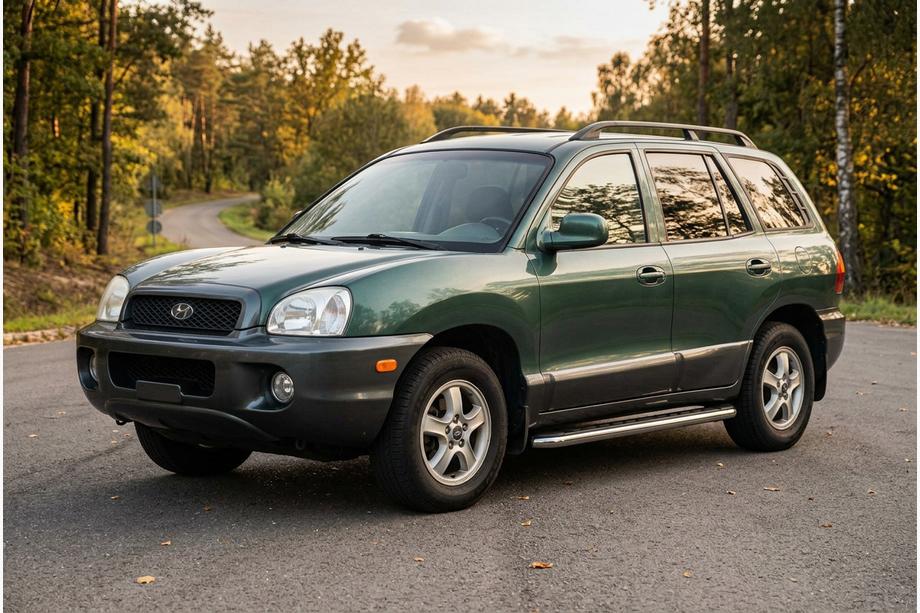 Hyundai Santa Fe 1 2000-2006 Praguri Laterale Maydos V1 (2 buc, Aluminiu si Otel Inoxidabil) Image