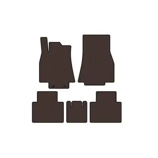 Covorase din Cauciuc Carsuit (Maro) Mercedes B-class W245 2005-2011 foto 1
