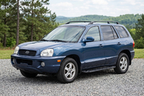 Hyundai Santa Fe 1 2000-2006 Praguri Laterale RedLine Black (2 buc, Aluminiu) foto 1