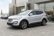 Hyundai Santa Fe 3 2012-2018 Praguri Laterale Allmond Black (2 buc, Aluminiu) foto 1