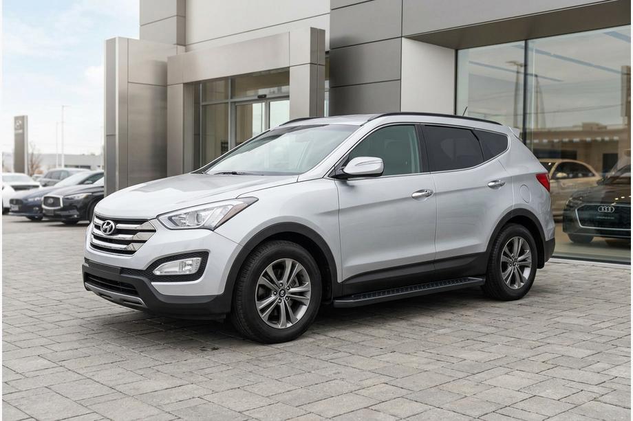 Hyundai Santa Fe 3 2012-2018 Praguri Laterale Allmond Black (2 buc, Aluminiu) Image
