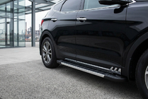 Hyundai Santa Fe 3 2012-2018 Praguri Laterale RedLine V1 (2 buc, Aluminiu) foto 1