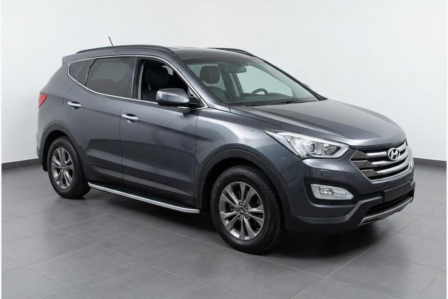 Hyundai Santa Fe 3 2012-2018 Praguri Laterale Tayga Grey (2 buc, Aluminiu) Image
