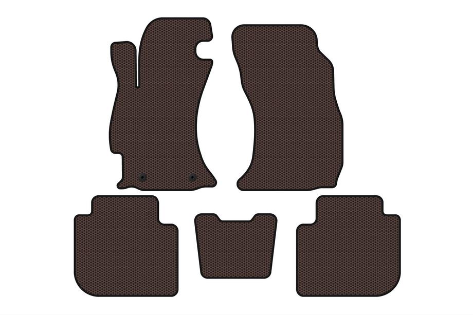 Subaru Forester 2013-2018 Covorase cauciuc Carsuit (2013-2017, maro) Foto 1