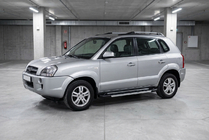 Hyundai Tucson JM 2004- Praguri Laterale RedLine V1 (2 buc, Aluminiu) foto 1