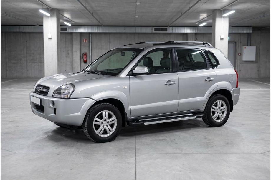 Hyundai Tucson JM 2004- Praguri Laterale RedLine V1 (2 buc, Aluminiu) Image