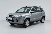 Hyundai Tucson JM 2004- Praguri Laterale Duru (2 buc, Aluminiu) foto 1