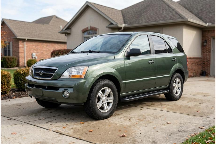 Kia Sorento I BL 2002-2009 Praguri Laterale Allmond Black (2 buc, Aluminiu) Image